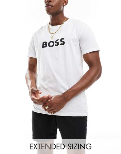 BOSS - T-shirt de plage - Blanc - Boss Bodywear - Modalova