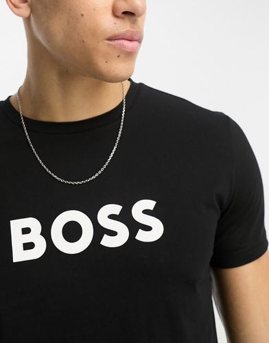 BOSS - Bodywear - T-shirt de plage à logo - Noir - Boss Bodywear - Modalova