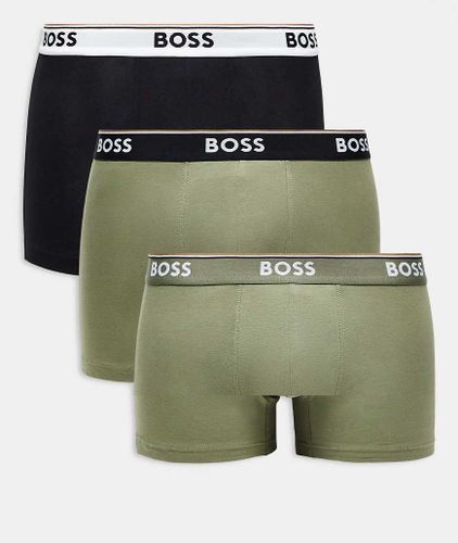 Lot de 3 boxers - et vert - Boss Bodywear - Modalova