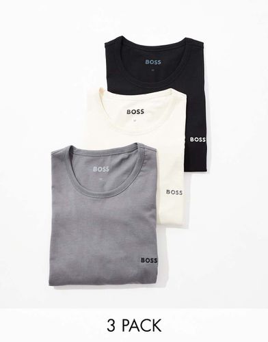 Lot de 3 t-shirts - cassé/gris/noir - Boss Bodywear - Modalova