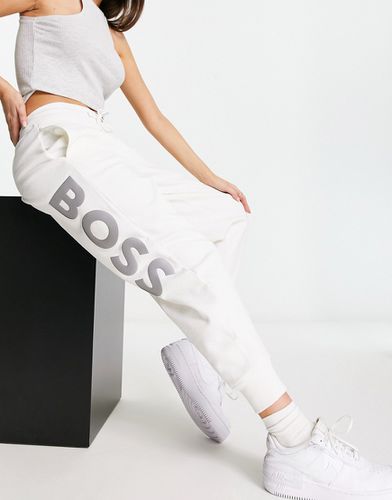 Etix - Pantalon de jogging avec grand logo sur la jambe - cassé - Boss Orange - Modalova