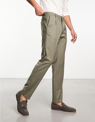 Pantalon élégant à pinces - Kaki - Ben Sherman - Modalova