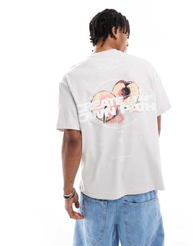 T-shirt  imprim pche au dos - Bershka - Modalova