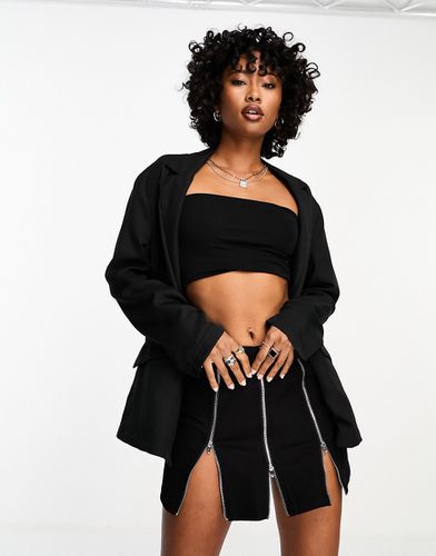 Bershka - Blazer oversize - Noir - Bershka - Modalova