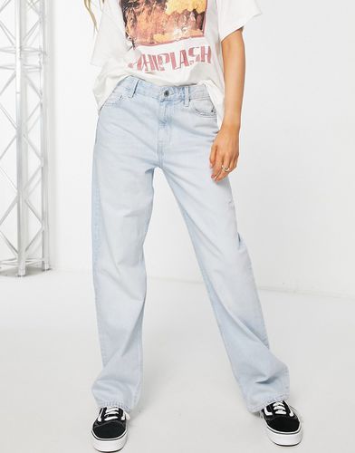 Jean dad à taille haute - délavé - Bershka - Modalova