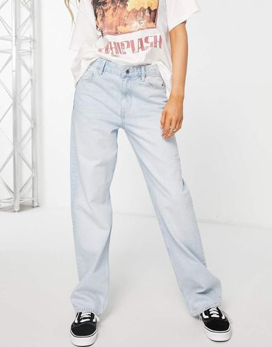 Jean dad à taille haute - délavé - Bershka - Modalova