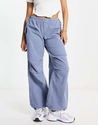 Pantalon bouffant en velours côtelé - Bershka - Modalova