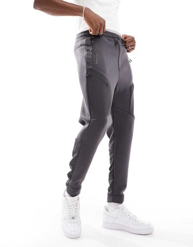 Pantalon de jogging à empiècements - Anthracite - Bershka - Modalova