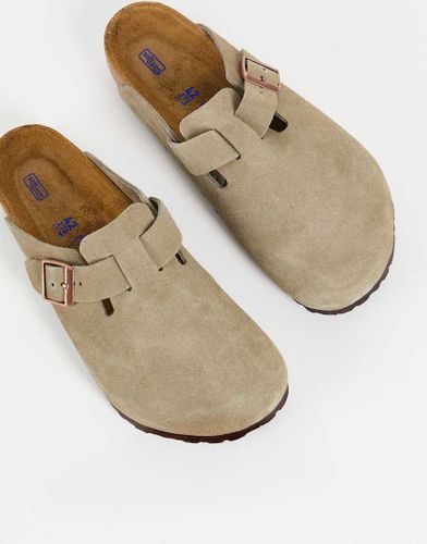 S - Boston - Sabots en daim - Taupe - Birkenstock - Modalova