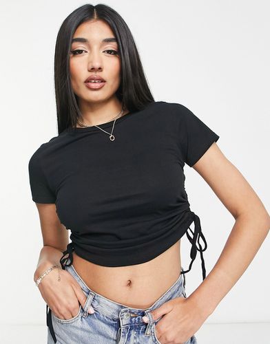 Crop top ajusté froncé sur les côtés - Brave Soul - Modalova