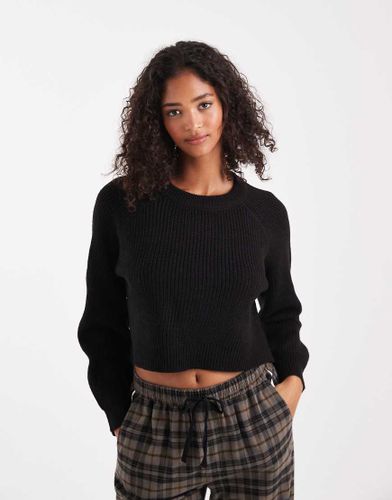 Pull court ras de cou en maille - Brave Soul - Modalova