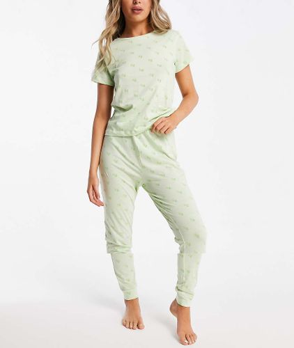 Pyjama long à petit motif avocat - Brave Soul - Modalova