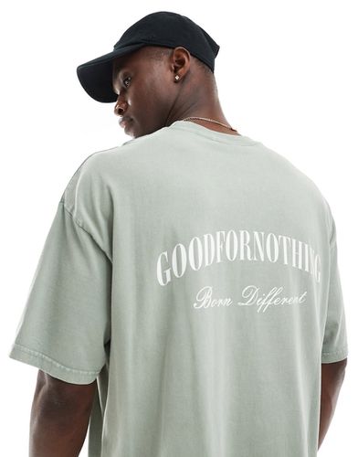 T-shirt oversize à logo - ardoise - Good For Nothing - Modalova