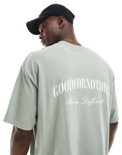 T-shirt oversize à logo - ardoise - Good For Nothing - Modalova