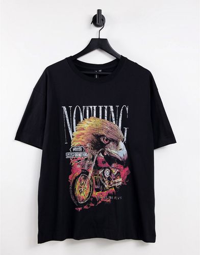 T-shirt d'ensemble oversize à imprimé aigle vintage - Good For Nothing - Modalova
