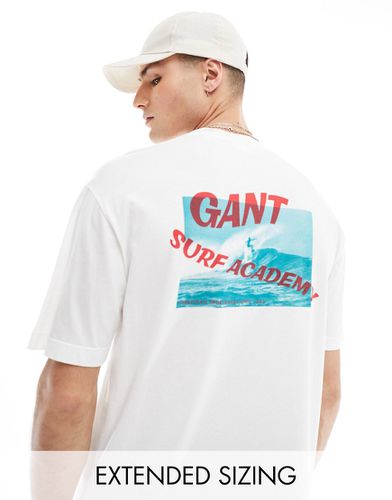 T-shirt décontracté avec logo surf au dos - Gant - Modalova