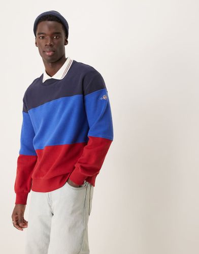 Sweat color block  logo - et rouge - Gant - Modalova