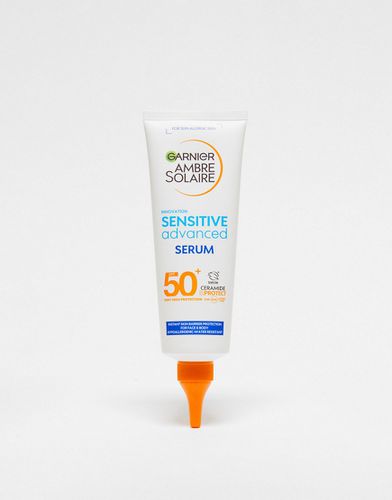 Ambre Solaire - Sensitive Advanced - Sérum peau sensible FPS 50+ pour visage et corps - 125 ml - Garnier - Modalova