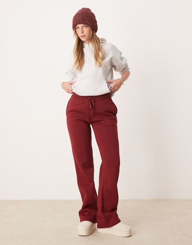 Pantalon de jogging droit ample - foncé - Gina Tricot - Modalova