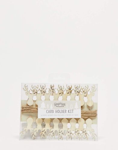 Lot de 16 porte-cartes avec pince à linge et ficelle - Ginger Ray - Modalova