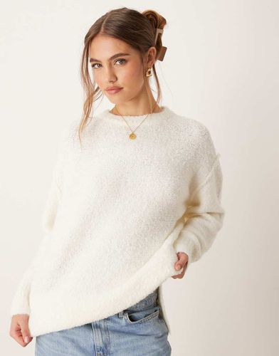 Pull oversize confortable en maille - cassé - Glamorous - Modalova