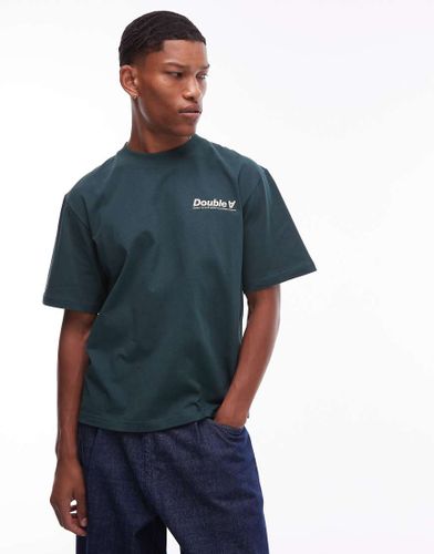 Liam - T-shirt  logo - fonc - Double A By Wood Wood - Modalova