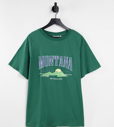 T-shirt décontracté à imprimé graphique Montana - Daisy Street Plus - Modalova