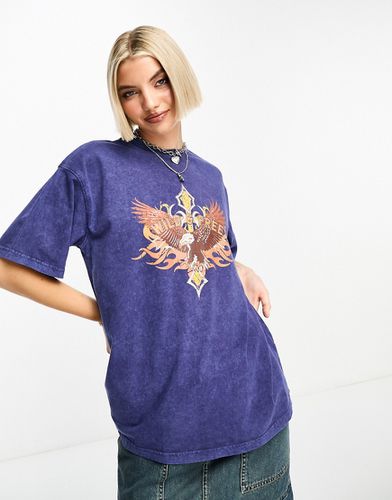 T-shirt décontracté avec imprimé vintage - Daisy Street - Modalova