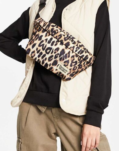 Sac banane en polyester à imprimé léopard - Damson Madder - Modalova