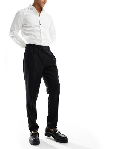 Devil's Advocate - Pantalon habillé taille haute plissé et fuselé - Devils Advocate - Modalova