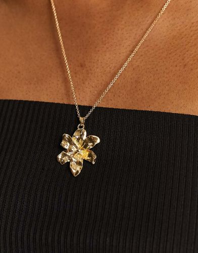 Collier style festival avec pendentif fleur - Designb London - Modalova