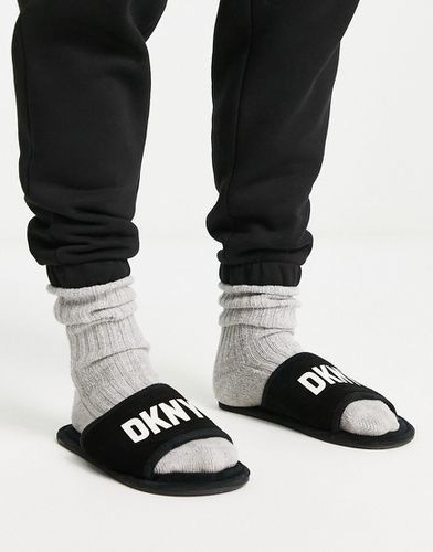 DKNY - Claquettes à logo - Noir - Dkny - Modalova