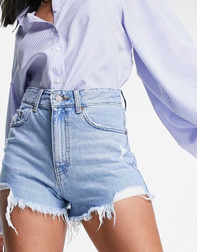 Skye - Short en jean effet vieilli - clair - Dr Denim - Modalova