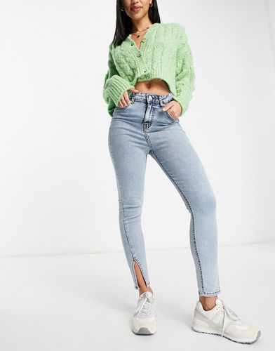 Don't Think Twice DTT Ellie high waisted skinny jeans in washed