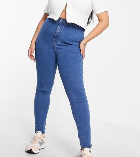 DTT Plus - Chloe - Jean skinny stretch style disco à taille haute - moyen délavé - Don't Think Twice Plus - Modalova