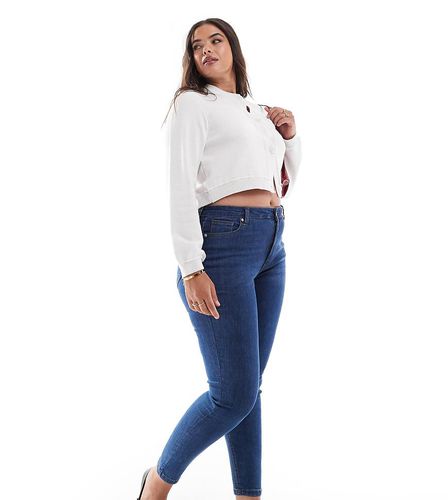 DTT Plus - Jo - Jean skinny à taille mi-haute - moyen délavé - Don't Think Twice - Modalova