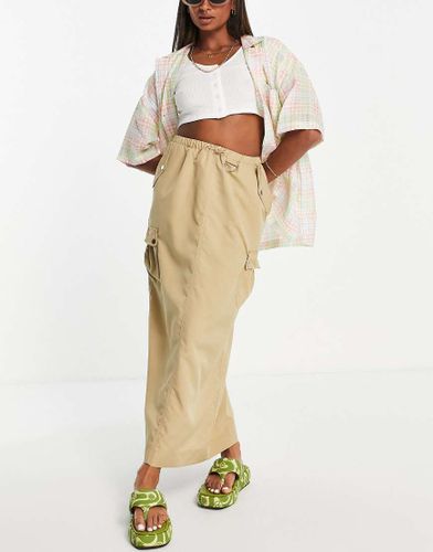Jupe cargo longue - Fauve - Emory Park - Modalova