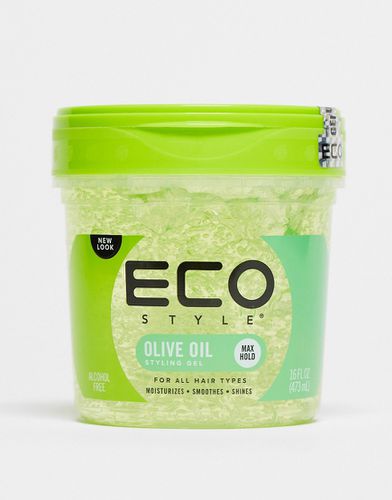Gel coiffant à l'huile d'olive - Vert 473 ml - Eco Style - Modalova