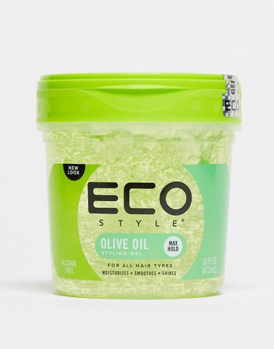 Gel coiffant à l'huile d'olive - Vert 473 ml - Eco Style - Modalova