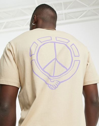 Collab - T-shirt imprimé au dos - Crème - Element - Modalova