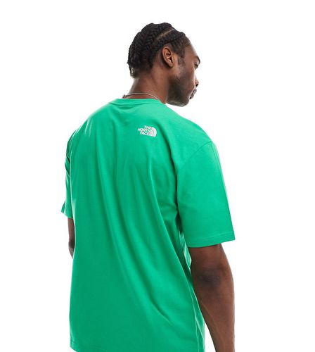 Exclusivité ASOS - T-shirt épais oversize - émeraude - The North Face - Modalova