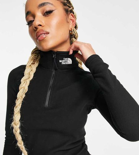 Exclusivité ASOS - - Glacier - Robe en polaire à col zippé avec logo sur l'encolure - The North Face - Modalova