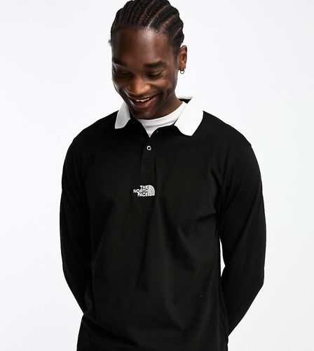 Exclusivité ASOS - - Polo de rugby épais - Noir - The North Face - Modalova