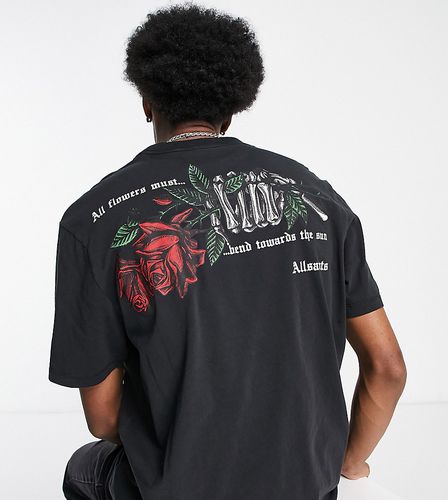 Exclusivité ASOS - - Wilt - T-shirt imprimé au dos - délavé - Allsaints - Modalova