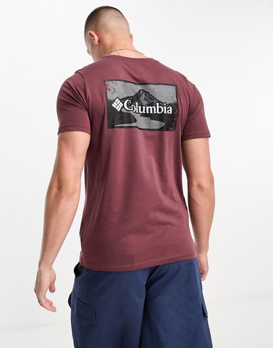 Exclusivité ASOS - - Rapid Ridge - T-shirt avec imprimé graphique au dos - Marron - Columbia - Modalova