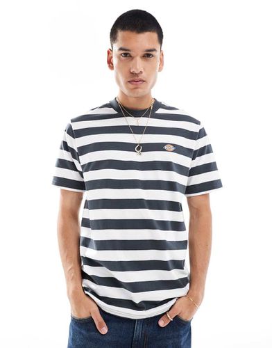 Exclusivité ASOS - Rivergrove - T-shirt à rayures - foncé et blanc - Dickies - Modalova