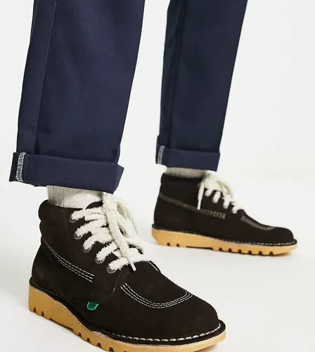 Exclusivité ASOS - Kick Hi - Bottines en daim - Kickers - Modalova