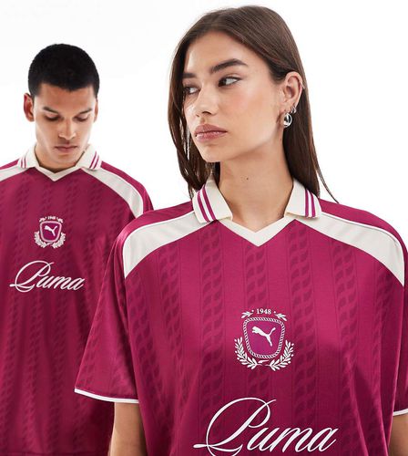 Exclusivité ASOS - Maillot de football à imprimé rétro - Rose - Puma - Modalova