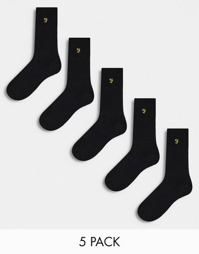 Tommley - Lot de 5 paires de chaussettes de sport - Farah - Modalova