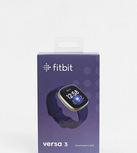 Versa 3 - Montre connectée - Bleu marine - Fitbit - Modalova